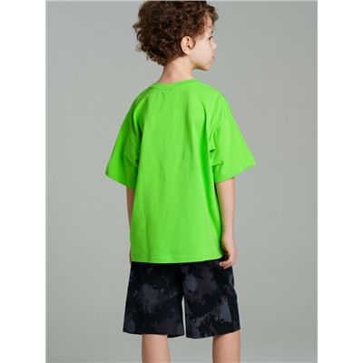 Комплект трикотажный для мальчиков: фуфайка (футболка), шорты