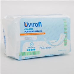 Прокладки послеродовые Classic, набор 10 шт., 390х160 мм, Uviton