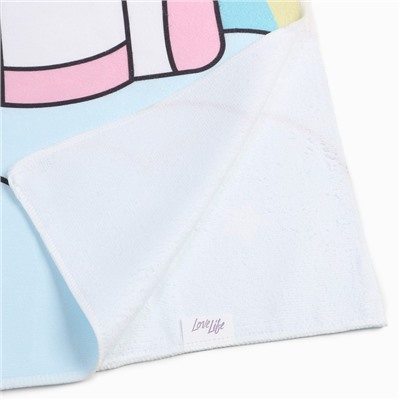 Полотенце - пончо детское LoveLife «Единорог», 60×120 см