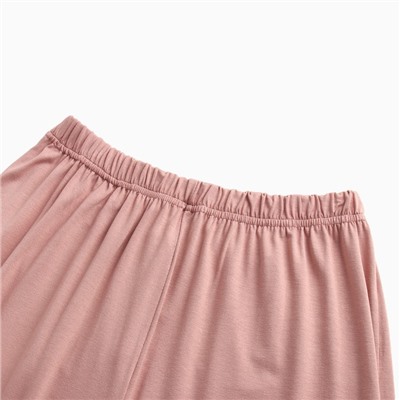 Пижама женская (лонгслив, брюки) MINAKU: Home collection, розовая, размер 48