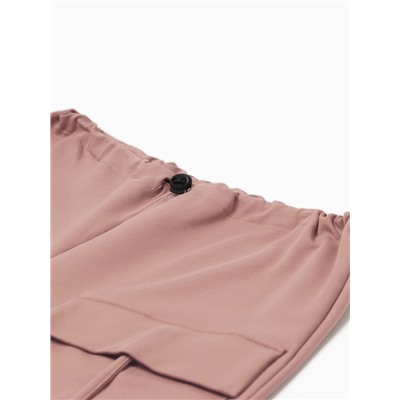 Брюки женские карго MINAKU: Casual Collection, бежевые, размер 48