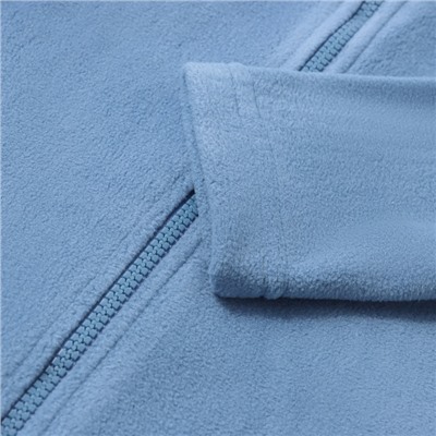 Джемпер флисовый детский MINAKU, серо-голубой, рост 116 см