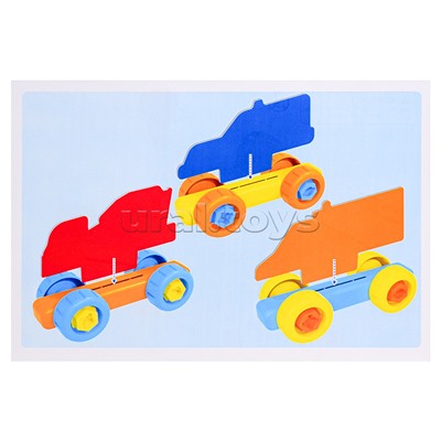 Конструктор "Машина" с отверткой, в коробке