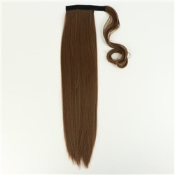Хвост накладной, прямой волос, на резинке, 60 см, 100 г, цвет русый(#SHT8А)