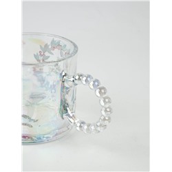 Кружка новогодняя стеклянная «С Новым годом!», 300 мл, голография