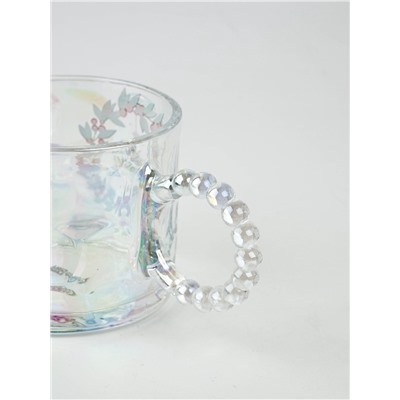 Кружка новогодняя стеклянная «С Новым годом!», 300 мл, голография