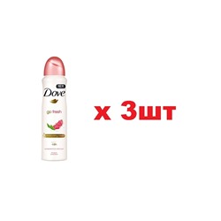 Dove Дезодорант спрей 150мл Go fresh гранат-лимонная вербена 3шт