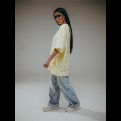 Футболка Ирбис (Махра сердца сливочное масло)