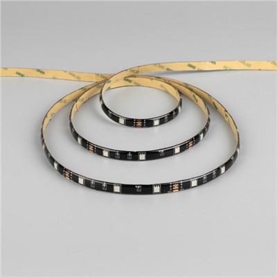 Комплект светодиодной ленты Luazon Lighting 3 м, IP65, SMD5050, 30 LED/м, USB, пульт ДУ, приложение, RGB