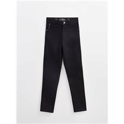 Mom Fit CONTE CON-665 Классические черные джинсы mom из eco-friendly денима