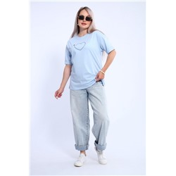 Футболка женская ФЖ0062А (Небесно-голубой)