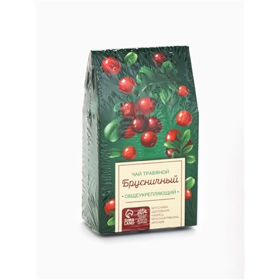 Ягодно-травяной чай «Общеукрепляющий»: брусника, шиповник, чабрец, красная рябина, арония, 50 г