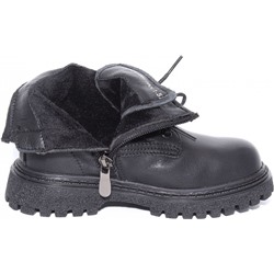 F14324 черн Ботинки деми для девочек (26-31)/8