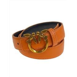 Ремень женский из искусственной, цвет оранжевый