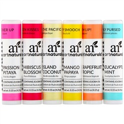 Artnaturals, Lip Balm Set, 6 Lip Balms, 0.15 oz (4.25 g) Each
