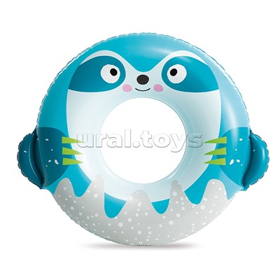 Круг для плавания «Милые зверята», 84 (91) см х 76 см, от 8 лет, до 40 кг, цвет микс, 59266NP  INTEX