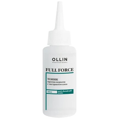 OLLIN FULL FORCE Тоник против перхоти с экстрактом алоэ 80 мл