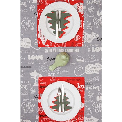 Скатерть Мари Санна Леттеринг 150х200 НАТАЛИ, 730047