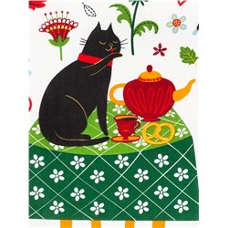 Набор кухонных полотенец Доляна «Тебе», 35×60 см - 4 шт., 100% хлопок