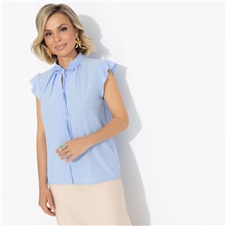 Блуза с воланами, Свежая подборка (blue)