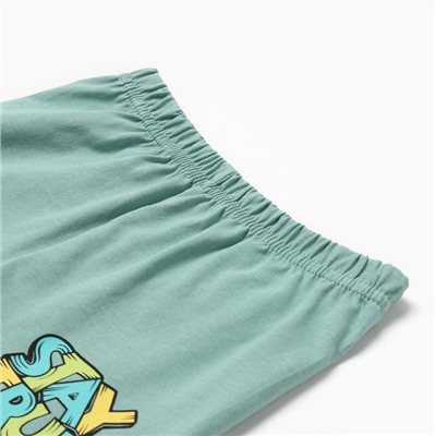 Шорты для мальчика, цвет шалфей, рост 80 см