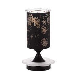 Аромалампа с подсветкой «Цветы» E14 40 Вт +RGB черный 10×10×24.5 см