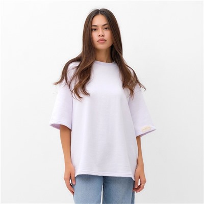 Футболка женская с нашивкой MIST Base, белая, размер 46