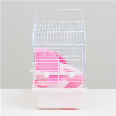 Клетка для грызунов «Пижон», 23×17×26 см, эмаль, белая