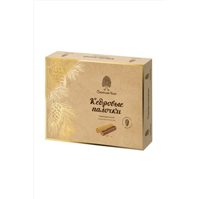 Конфеты "Кедровые палочки" 7шт в шоколадной глазури 120г ЭКОПРОДУКТЫ, 1183485