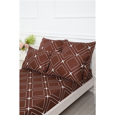 Простыня на резинке сатин Искушение НАТАЛИ, 1071213