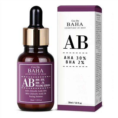 Cos De BAHA Сыворотка для лица отшелушивающая / AHA/BHA AB Serum (AB), 30 мл 24686