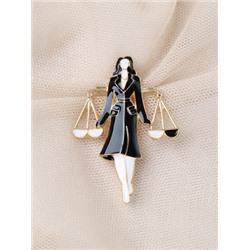 Брошь Фемида / 4847-35 /уп 24/