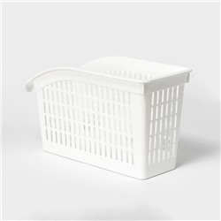 Корзина для хранения IDEA, пластик, 29×13×17 см, белая