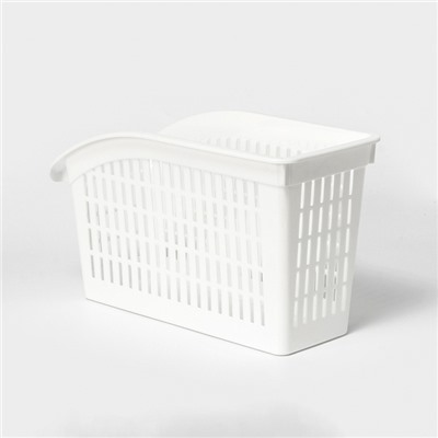 Корзина для хранения IDEA, пластик, 29×13×17 см, белая