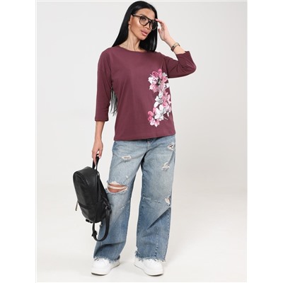 Мимулус - футболка лиловый