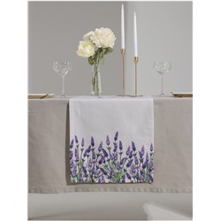 Дорожка на стол Этель Lavender 40×146 см, 100% хлопок, саржа 190 г/м²