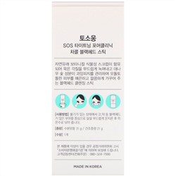 Tosowoong, Стягивающая поры клиническая угольная палочка против угрей SOS, 1,05 унции (31 г)