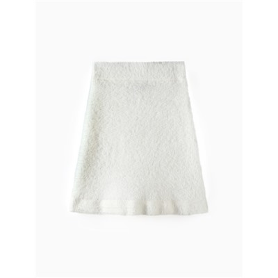 Юбка мини вязаная женская MIST, размер 46, белая