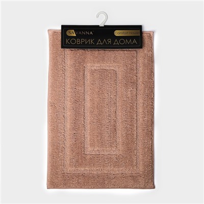 Коврик SAVANNA «Мягкость», 40×60 см, розовый