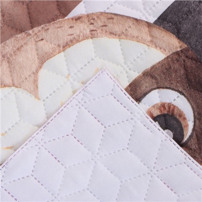 Покрывало 1.5-спальное «Этель» Fall in love, 145×210±5 см, микрофибра