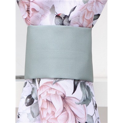 Шторы для кухни с подхватами «Этель. Пионы» 145×180 см, комплект - 2 шт.