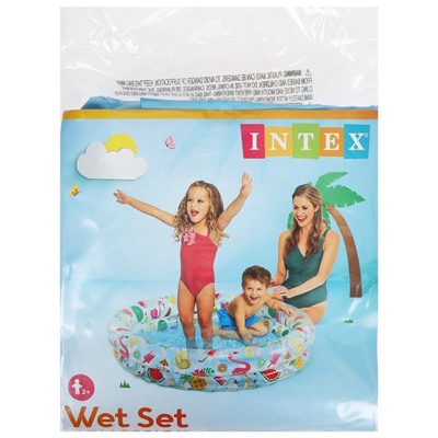 Бассейн надувной INTEX «Фрукты», 122×25 см, от 2 лет, 59421NP