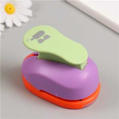 Дырокол фигурный рисунок 3.8×3.8 см «Курорт», 7×5.2×9.2 см, МИКС