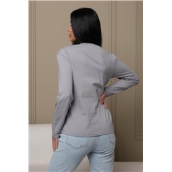 Лонгслив женский ЛЖ001 (Серый)