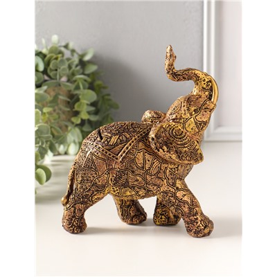 Копилка для денег полистоун «Слон ажурный», 20×17 см