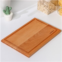 Доска разделочная Доляна «БУковский», 30×20×2 см, для стейка, дерево бук