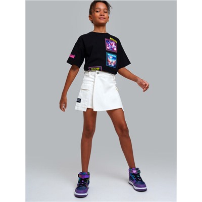 Юбка-шорты текстильные для девочек