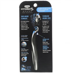 Schick, Hydro 5 Sense Hydrate, бритва, 1 бритва, 2 кассеты