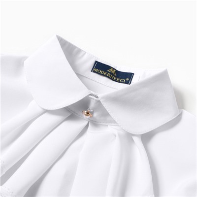 Блузка для девочек, цвет белый, рост 140 см