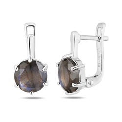 Серьги, лабрадорит, Момент